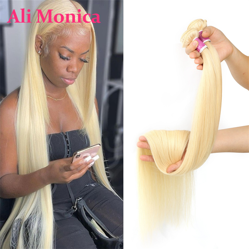 Sewing Lab - Alimonica-mechones de cabello humano rubio miel