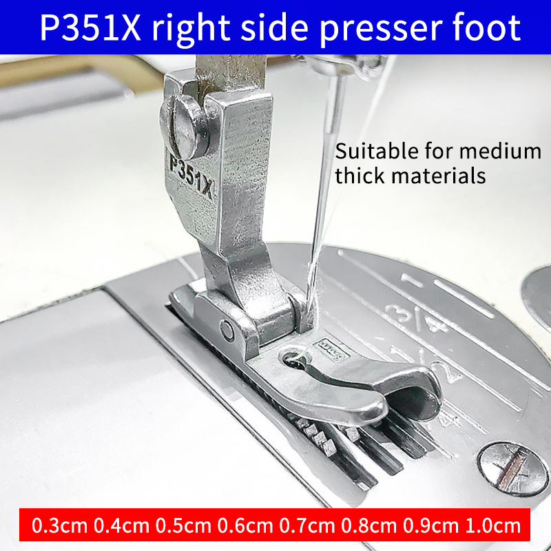 Rolled Hem Foot - Máquina de coser plana industrial, pie
