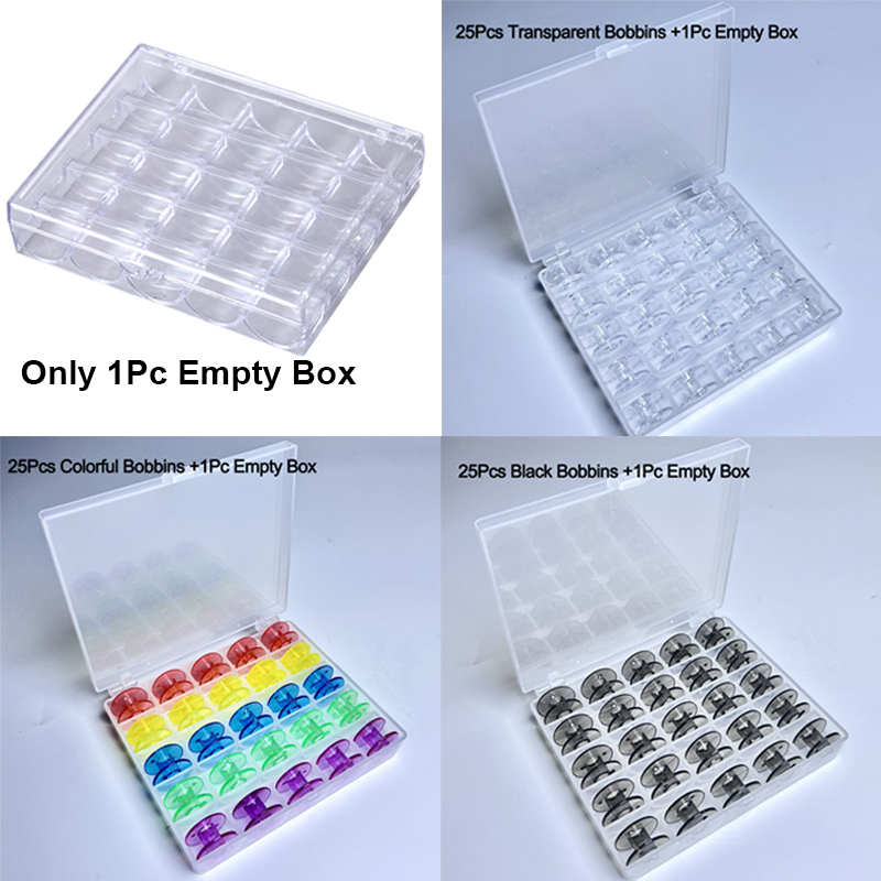 Bobbin Organizer Box - Caja de Almacenamiento para 25 Bobinas
