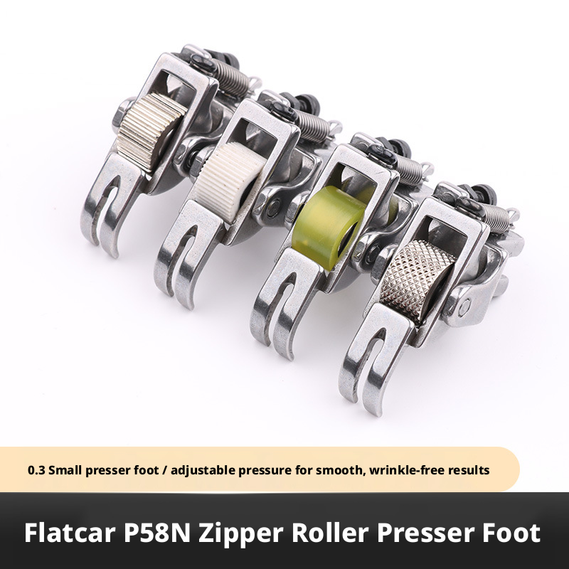 Zipper Foot Presser - Prensatelas de rodillo estrecho P58N con