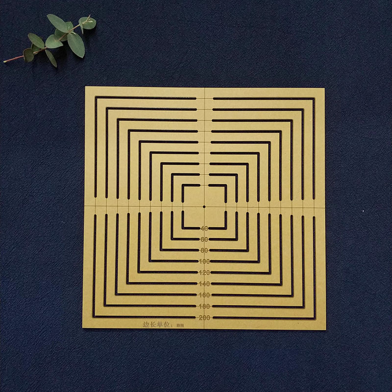 Quilting Ruler Square - Kit de bordado de regla acrílica