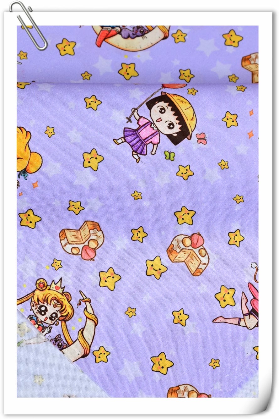 Sailor Moon Stars dibujos anim - Textile And Sewing Materials reseña y precio
