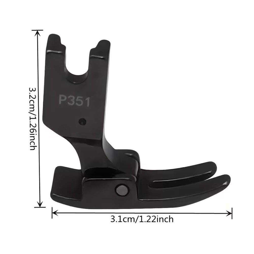 Prensatelas de acero P351, pre - Rolled Hem Foot reseña y precio