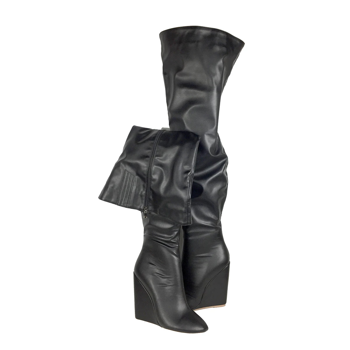 Botas Negras por Encima de la  - Sewing Zipper reseña y precio