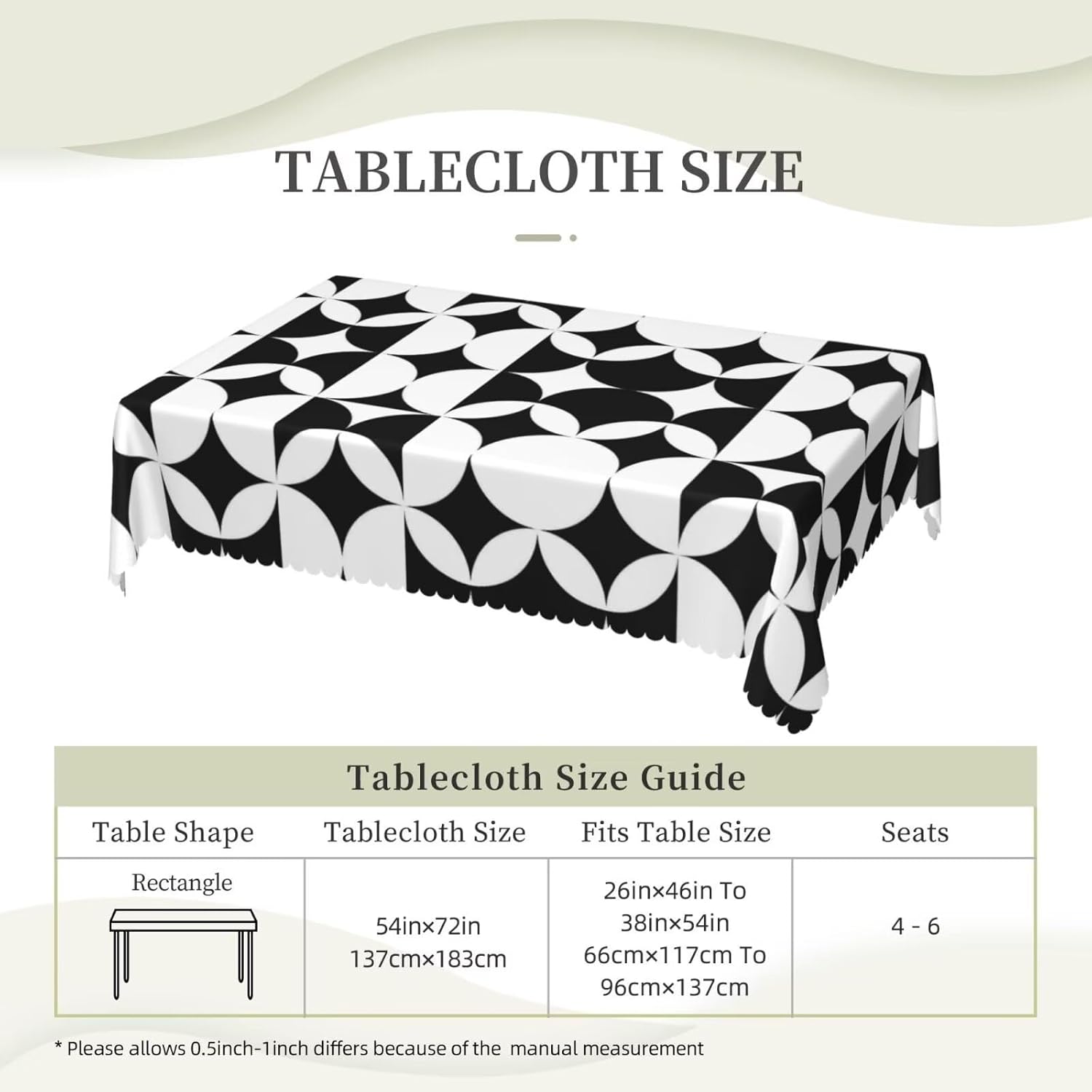 Mantel minimalista moderno de  - Century Textile & Sewing Supply Hours reseña y precio