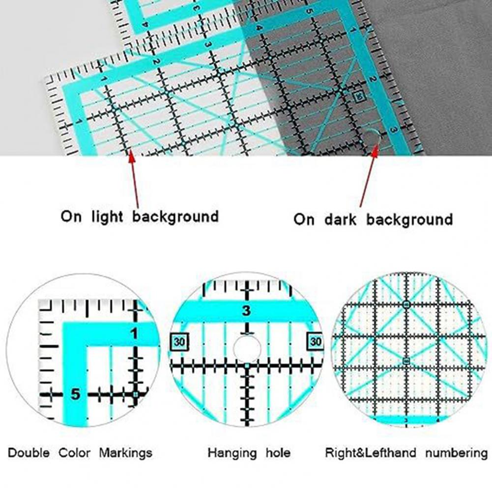 Regla acolchada acrílica con a - Quilting Ruler Square reseña y precio