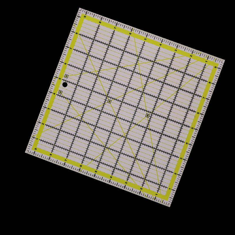 Reglas cuadradas acrílicas par - Quilting Ruler Square reseña y precio