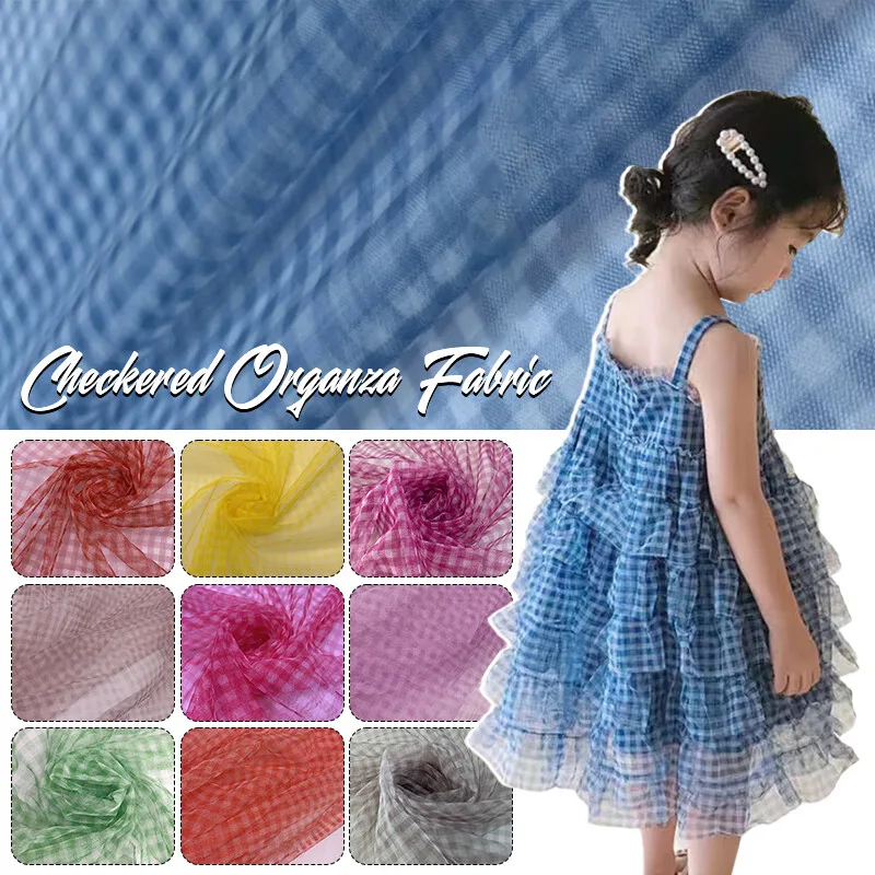 Tela de malla a cuadros de 90x - Sewing Batik reseña y precio