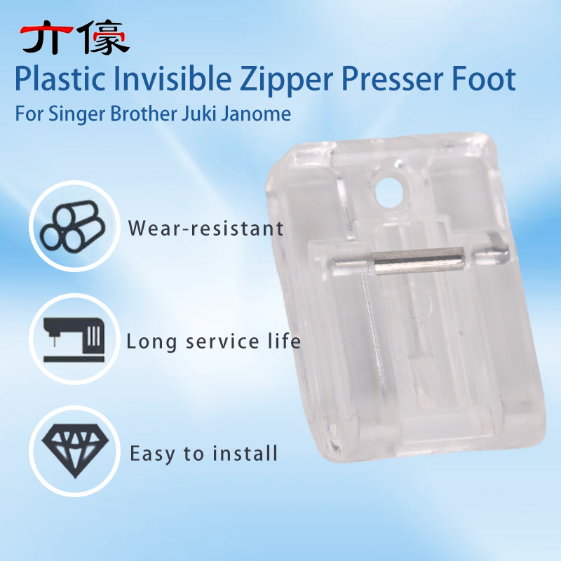 Prensatelas de plástico invisi - Zipper Foot Presser reseña y precio