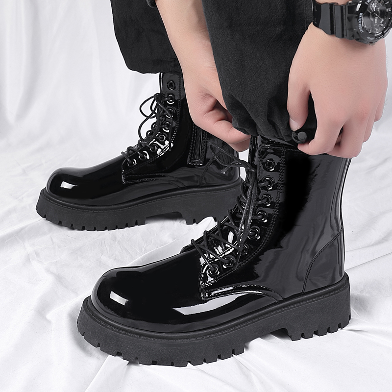 Botas de combate hasta el tobi - Sewing Zipper reseña y precio