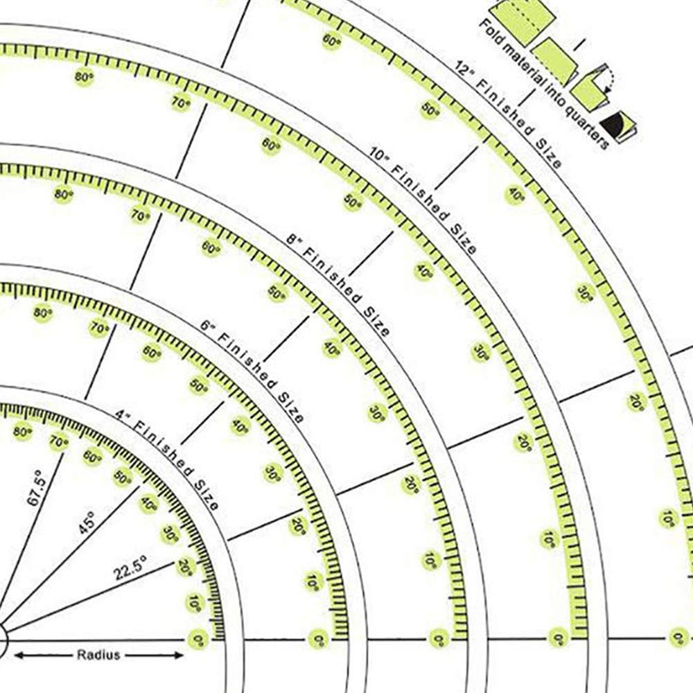 Regla acolchada de costura acr - Quilting Ruler Square reseña y precio