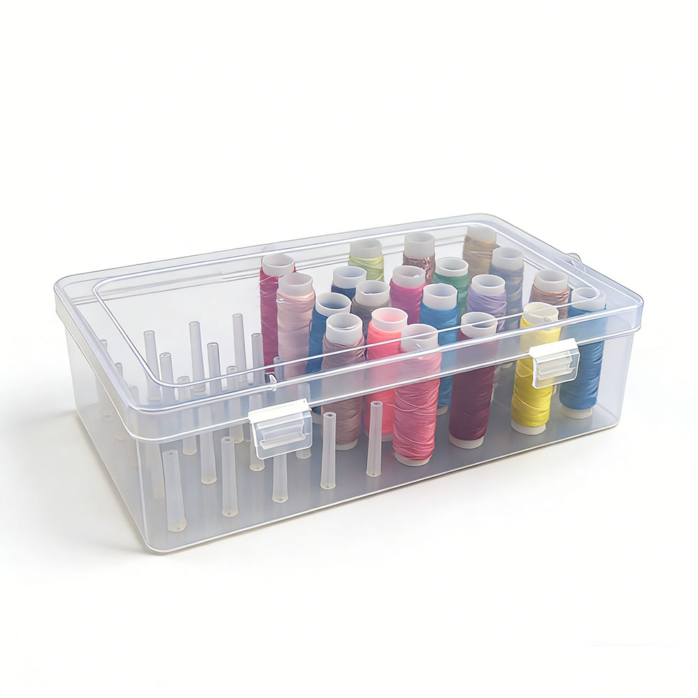 Nueva caja para hilos de coser - Bobbin Organizer Box reseña y precio