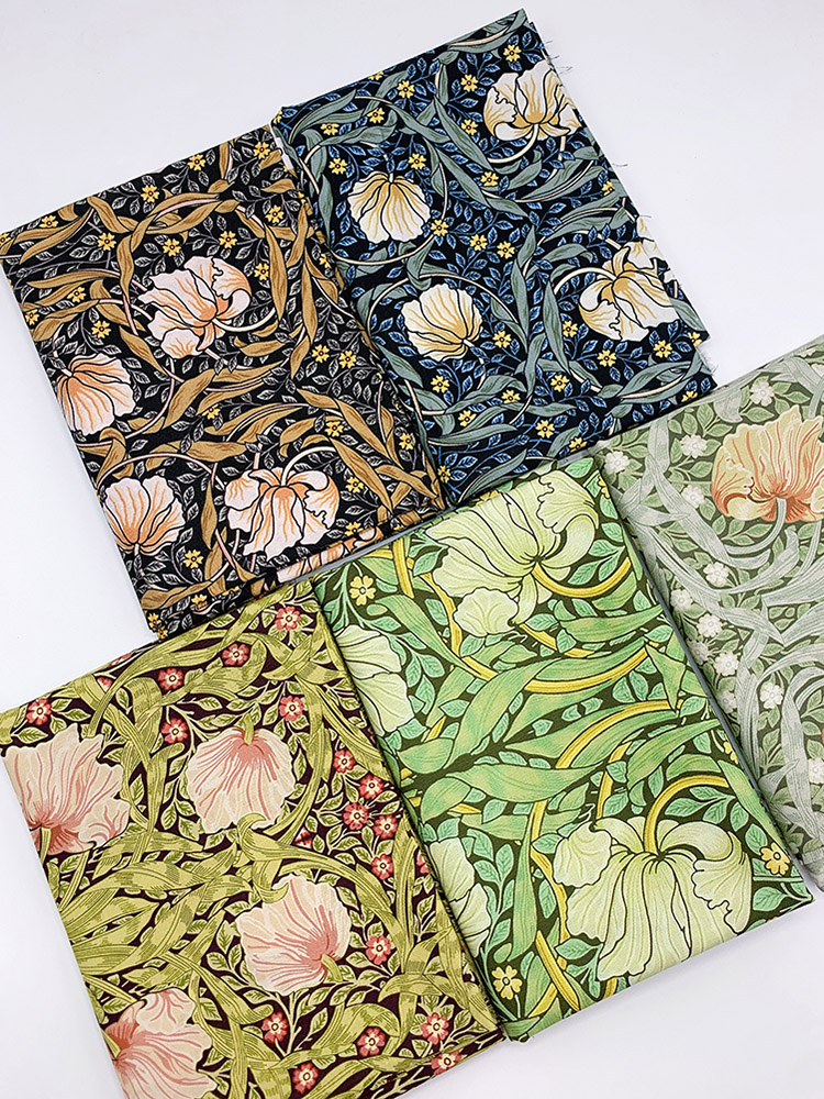 Tela de algodón William Morris - Sewing By reseña y precio