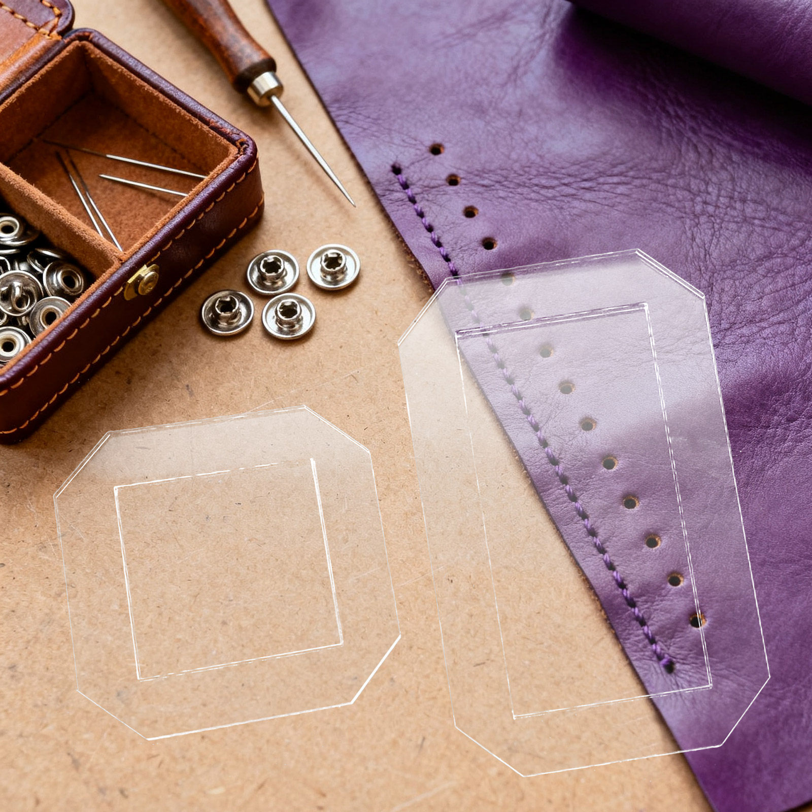Juego de 4 Plantillas Transpar - Quilting Ruler Square reseña y precio