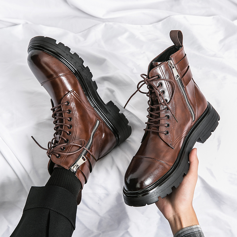 Botas Naked de marca para homb - Sewing Zipper reseña y precio