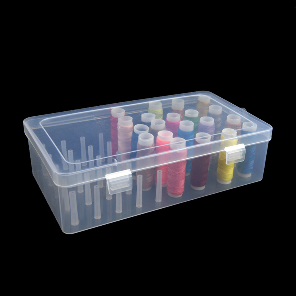 Nueva caja de hilo de coser, 4 - Bobbin Organizer Box reseña y precio