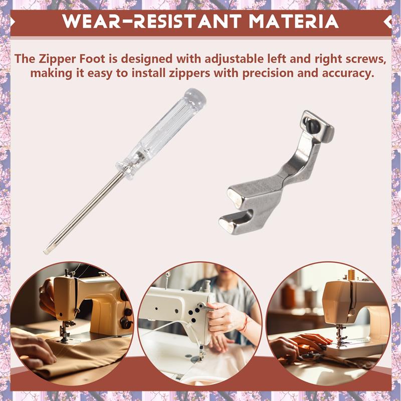 Prensatelas de cremallera invi - Zipper Foot Presser reseña y precio
