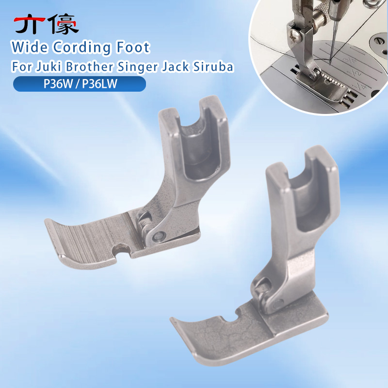 P36W P36LW pie de cordón ancho - Zipper Foot Presser reseña y precio