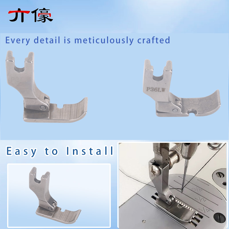P36W P36LW pie de cordón ancho - Zipper Foot Presser reseña y precio