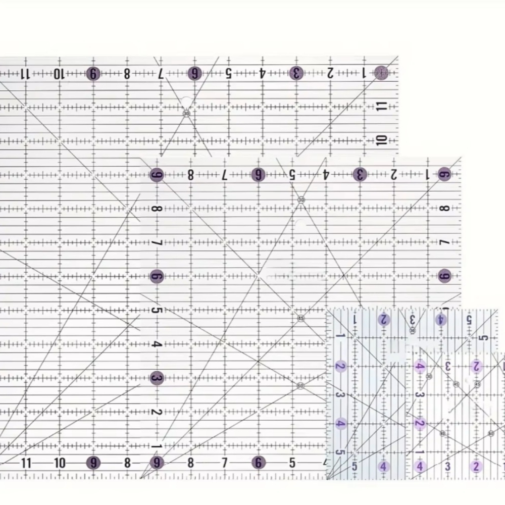 Juego de 4 reglas cuadradas de - Quilting Ruler Square reseña y precio