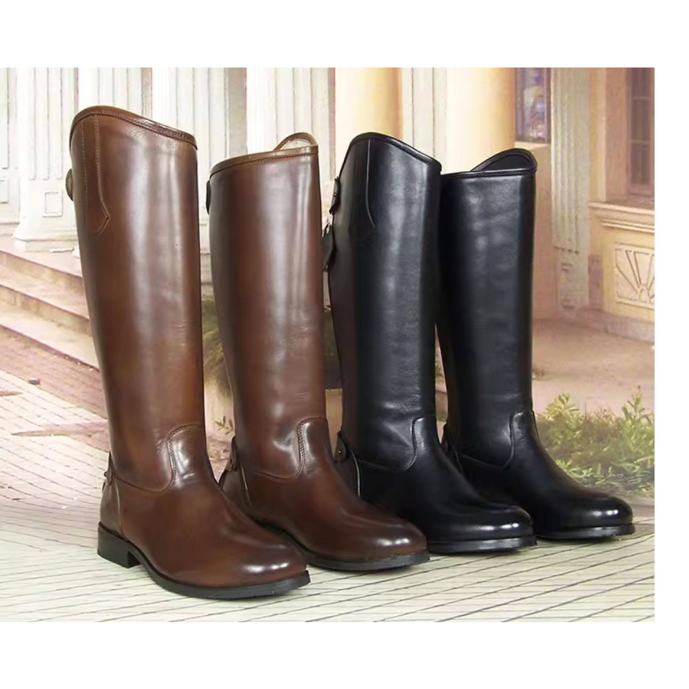 Botas de Montar de Cuero Genui - Sewing Zipper reseña y precio