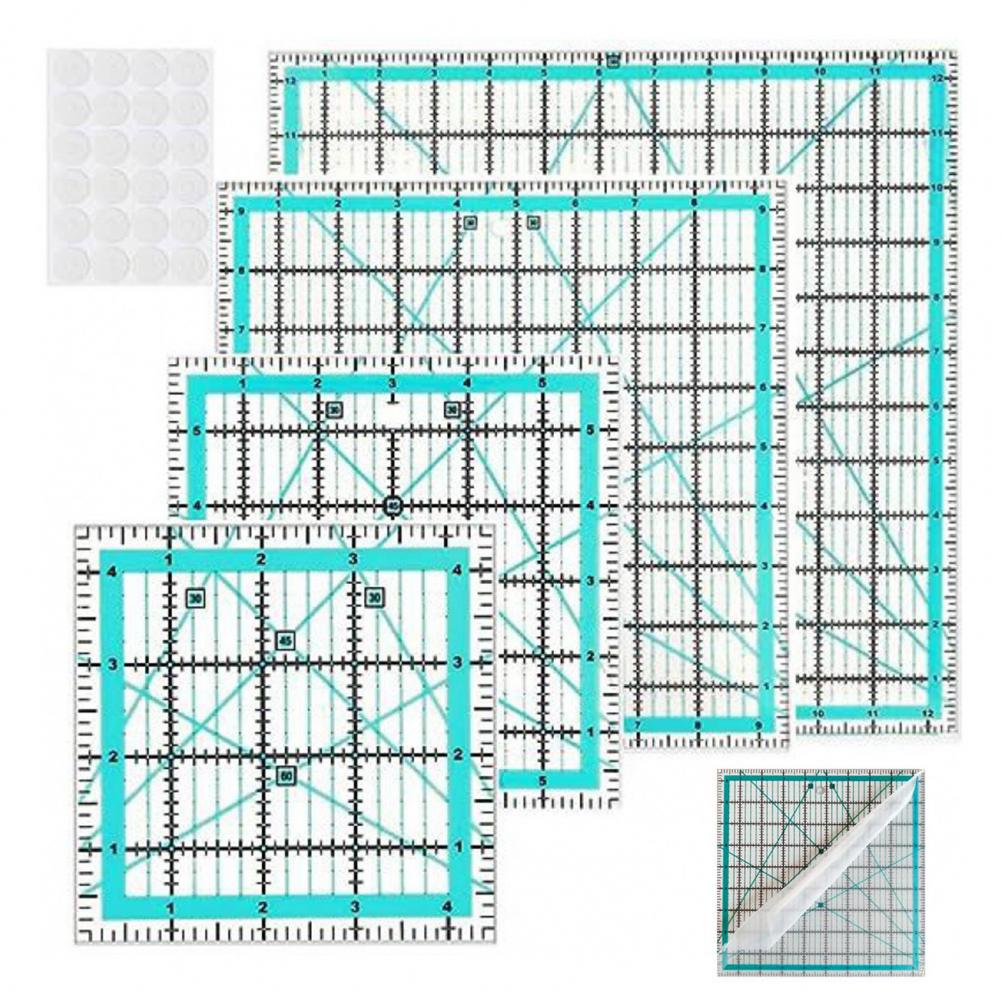 Regla para acolchar acrílico,  - Quilting Ruler Square reseña y precio