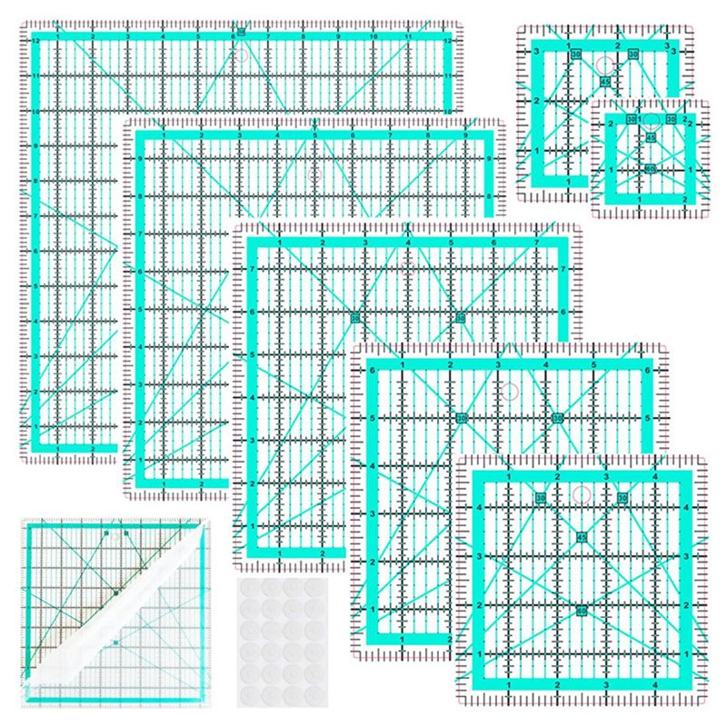 Juego de reglas de ángulo para - Quilting Ruler Square reseña y precio