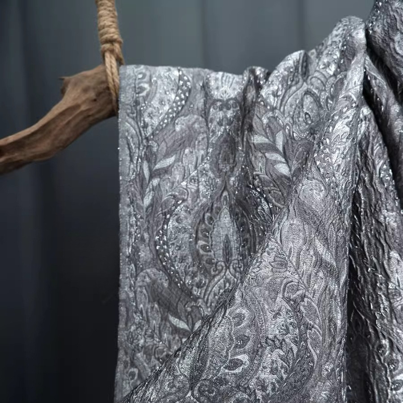 Tela Jacquard Brillante Estilo - Textile And Sewing Materials reseña y precio