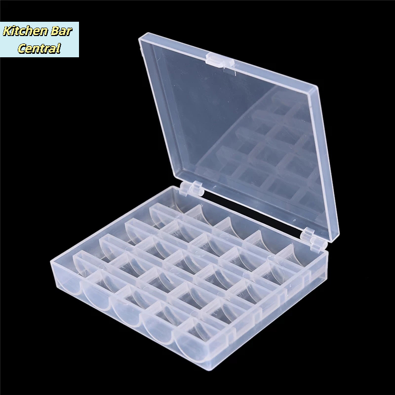 【25 bobinas vacías, organizado - Bobbin Organizer Box reseña y precio