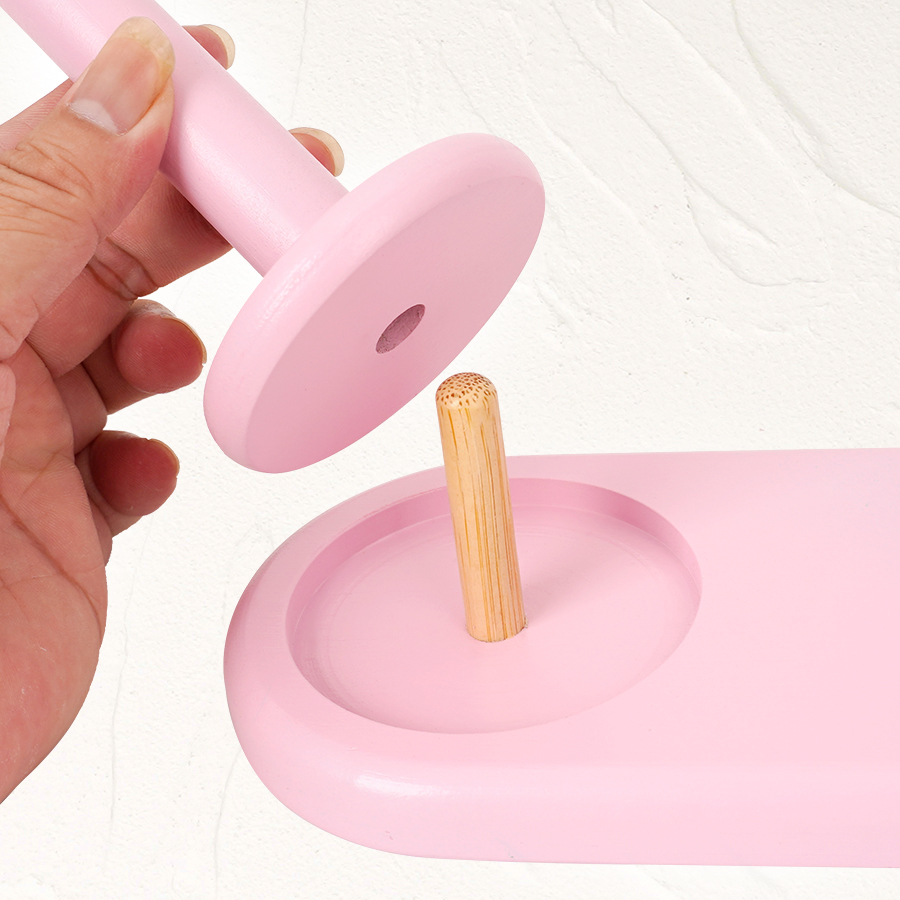 Soporte de hilo de madera de d - Sewing Machine Yarn reseña y precio