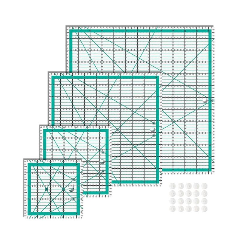 Reglas para acolchar, 4 planti - Quilting Ruler Square reseña y precio