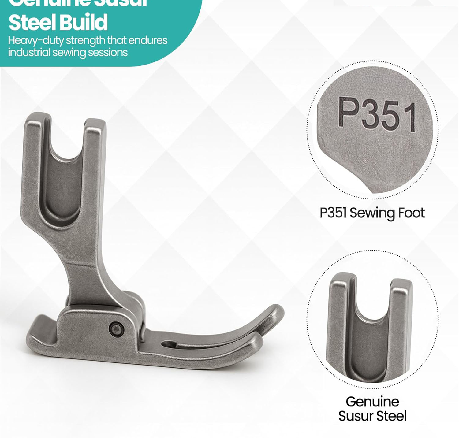 Prensatelas Estándar P351 para - Rolled Hem Foot reseña y precio